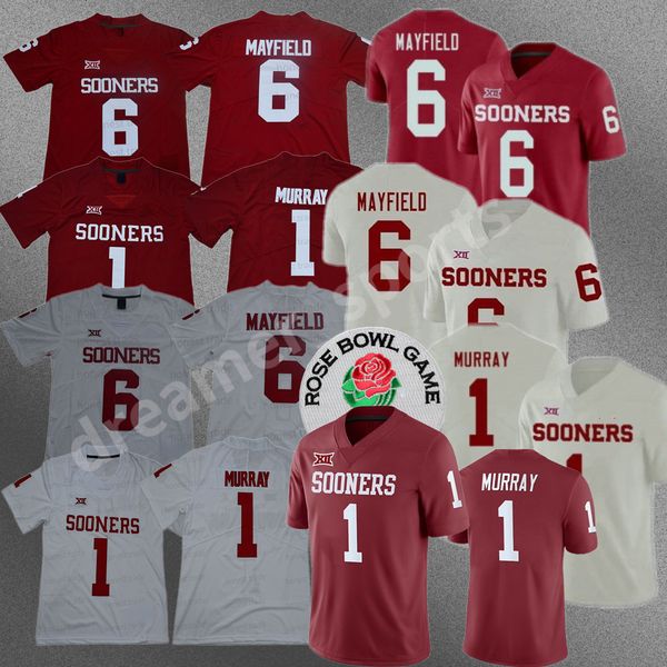 oklahoma 1 kyler murray football jersey 6 baker mayfield white red ncaa mens college jerseys sports outdoor wear, Black
oklahoma 1 kyler murray football jersey 6 baker mayfield white red ncaa mens college jerseys sports outdoor wear, Black