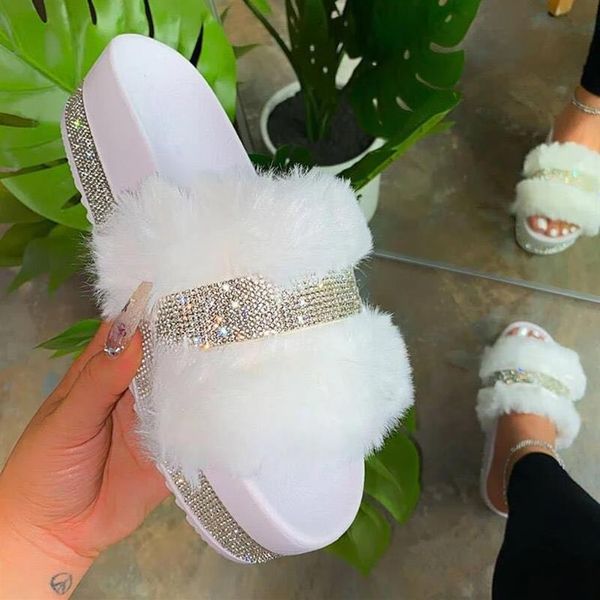 cute women fur slides lady furry slippers bling rhinestone summer sandals flip flops for autumn winter crystal slipper home house 284y, Black
cute women fur slides lady furry slippers bling rhinestone summer sandals flip flops for autumn winter crystal slipper home house 284y, Black
