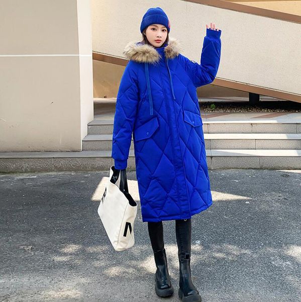 women's jacket parka down cotton parkas winter jacket fur collar hooded overcoat thick slim long coat outerwear, Black
women's jacket parka down cotton parkas winter jacket fur collar hooded overcoat thick slim long coat outerwear, Black