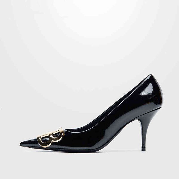 dress shoes women shoes dress shoe high heels pumps luxury designer brand pointed toes patent leather with box double b 80mm eu34-40, Black
dress shoes women shoes dress shoe high heels pumps luxury designer brand pointed toes patent leather with box double b 80mm eu34-40, Black