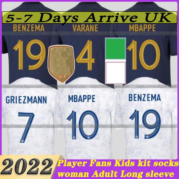 fans tees 2022 benzema mbappe griezmann soccer jersey french kante pogba kounde giroud guendouzi kimpembe 22 23 pavaro equipement maillot d, Black
fans tees 2022 benzema mbappe griezmann soccer jersey french kante pogba kounde giroud guendouzi kimpembe 22 23 pavaro equipement maillot d, Black