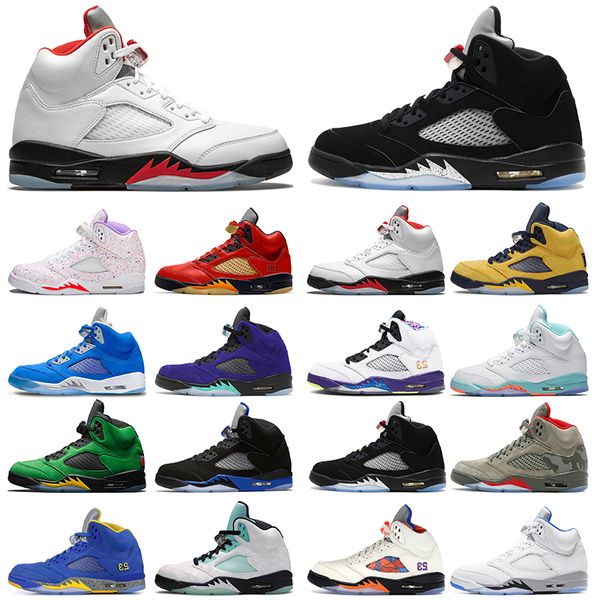jorda n 5 5s basketball shoes mens womens sneaker black metallic oreo green bean unc ranging red hyper royal outdoor sport trainers
jorda n 5 5s basketball shoes mens womens sneaker black metallic oreo green bean unc ranging red hyper royal outdoor sport trainers