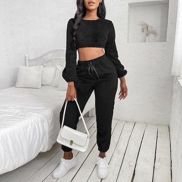 women's two piece pants women sets 2022 autumn long sleeve crop loose sweatpants casual set solid fleece sportswear matching, White
women's two piece pants women sets 2022 autumn long sleeve crop loose sweatpants casual set solid fleece sportswear matching, White