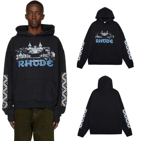 designer hoodie rhudes warm hooded hoodies sweater suit mens womens fashion brand castle letter print autumn and winter hoodie pullover men, Black
designer hoodie rhudes warm hooded hoodies sweater suit mens womens fashion brand castle letter print autumn and winter hoodie pullover men, Black