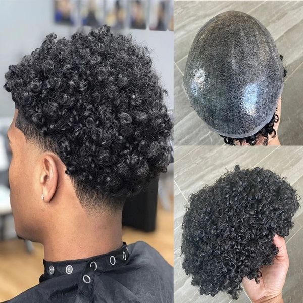 brown black color 15mm curly men's toupees durable hairpiece thin skin 100% human hair replacement system unit prosthesis
brown black color 15mm curly men's toupees durable hairpiece thin skin 100% human hair replacement system unit prosthesis