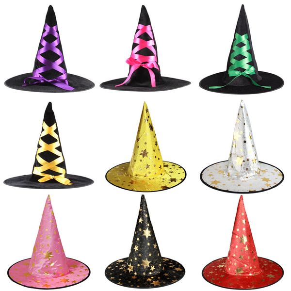 factory direct sales halloween witch hat female wizards hat party dress up hat, Black
factory direct sales halloween witch hat female wizards hat party dress up hat, Black