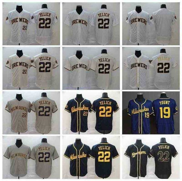 2022 men baseball 22 christian yelich jersey 19 robin yount flexbase pinstripe cool base navy blue white grey all stitched good women youth, Blue;black
2022 men baseball 22 christian yelich jersey 19 robin yount flexbase pinstripe cool base navy blue white grey all stitched good women youth, Blue;black