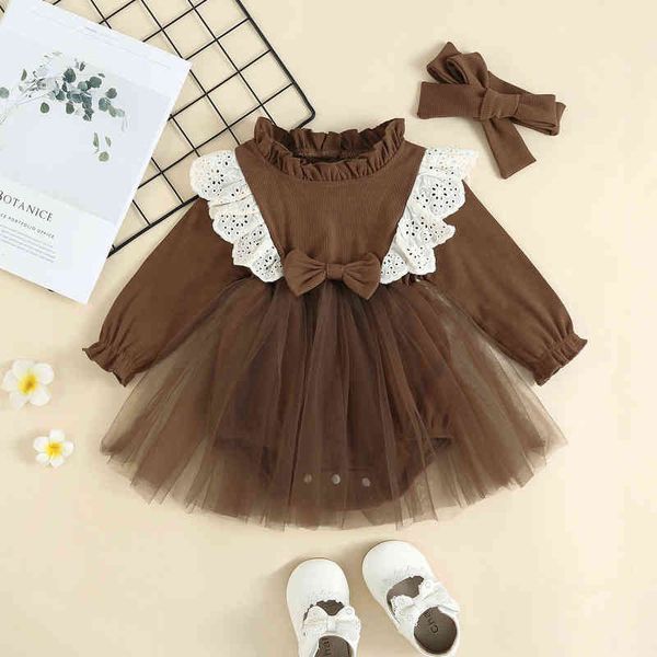 rompers newborn baby girl romper dress outfits long sleeve mesh patchwork ruffles princess jumpsuit cute headband set j220922, Blue
rompers newborn baby girl romper dress outfits long sleeve mesh patchwork ruffles princess jumpsuit cute headband set j220922, Blue