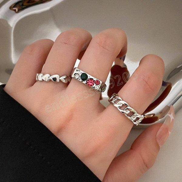 fashion heart ring set kpop punk crystal rings for women lovers party jewelry gift female finger ring, Silver
fashion heart ring set kpop punk crystal rings for women lovers party jewelry gift female finger ring, Silver