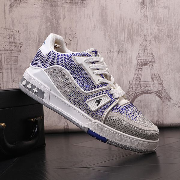 british designers diamonds dress oxford business shoes fashion vulcanized sport casual sneakers comfortable round toe thick bottom walking l, Black
british designers diamonds dress oxford business shoes fashion vulcanized sport casual sneakers comfortable round toe thick bottom walking l, Black