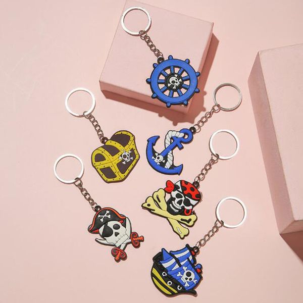 pirate series keychain pvc soft gel key rings fashion jewelry halloween gift keychain wholesale ship, Silver
pirate series keychain pvc soft gel key rings fashion jewelry halloween gift keychain wholesale ship, Silver