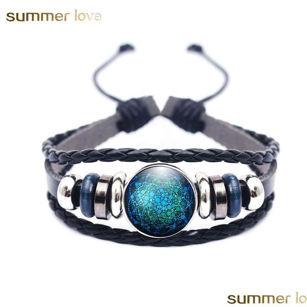 link chain starry sky glass dome leather bracelet for women mtilayer mandala om yoga chakra fashion jewelry drop delivery 2021 bracel dhcne, Black
link chain starry sky glass dome leather bracelet for women mtilayer mandala om yoga chakra fashion jewelry drop delivery 2021 bracel dhcne, Black