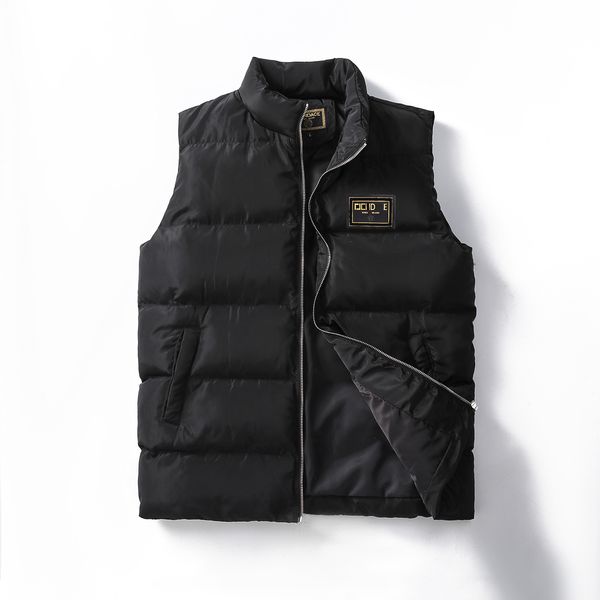 men's vest vest down jacket warm and comfortable black 3 paired with european brand windbreaker style classic embroidery pattern sleeve, Black;white
men's vest vest down jacket warm and comfortable black 3 paired with european brand windbreaker style classic embroidery pattern sleeve, Black;white