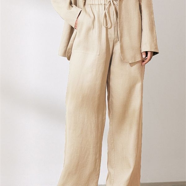 women's pants capris cotton linen pants for women stacked loose vintage solid basic high waist wide leg khaki trousers summer women, Black;white
women's pants capris cotton linen pants for women stacked loose vintage solid basic high waist wide leg khaki trousers summer women, Black;white