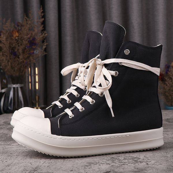black platform canvas boots for woman designer boot breathable high male sneaker lace up fashion women booties luxurious shoes size 35-46
black platform canvas boots for woman designer boot breathable high male sneaker lace up fashion women booties luxurious shoes size 35-46