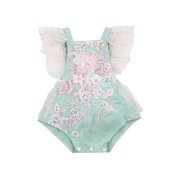 rompers new summer baby toddler girls jumpsuit newborn baby girls short sleeves lace floral rompers clothes j220922, Blue
rompers new summer baby toddler girls jumpsuit newborn baby girls short sleeves lace floral rompers clothes j220922, Blue