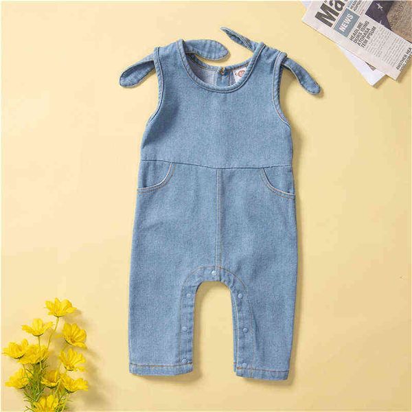 rompers infant baby girls denim romper solid color sleeveless tie knot shoulder jumpsuits casual summer overalls clothes j220922, Blue
rompers infant baby girls denim romper solid color sleeveless tie knot shoulder jumpsuits casual summer overalls clothes j220922, Blue