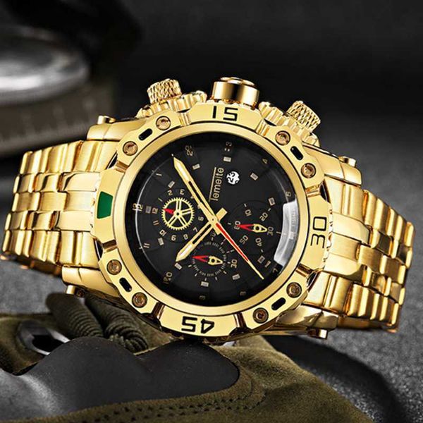 wristwatches temeite fashion gold men watch stainless steel calendar waterproof big dial sport watches brand luxury clock reloj hombre 0923, Slivery;brown
wristwatches temeite fashion gold men watch stainless steel calendar waterproof big dial sport watches brand luxury clock reloj hombre 0923, Slivery;brown