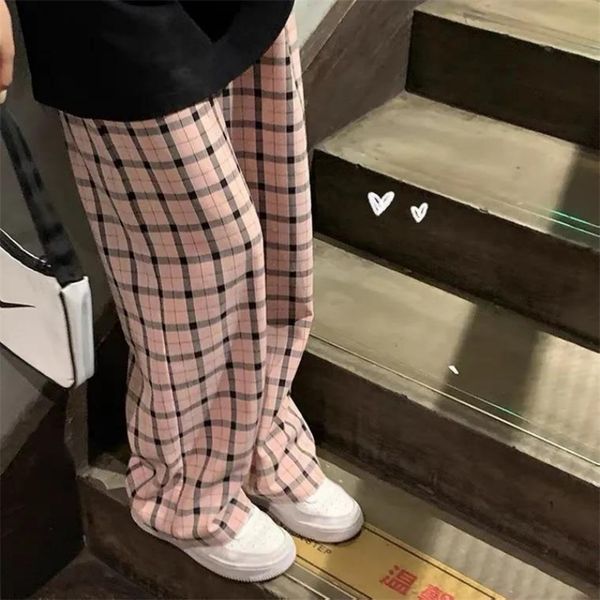 women's pants capris summer women pink and black plaid pants casual oversize wide leg trousers korean teens retro hiphop straight trous, Black;white
women's pants capris summer women pink and black plaid pants casual oversize wide leg trousers korean teens retro hiphop straight trous, Black;white