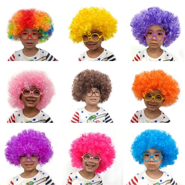 colorful fan wig explosion headwear children dress up props funny activity hair accessories with glasses frame, Black
colorful fan wig explosion headwear children dress up props funny activity hair accessories with glasses frame, Black