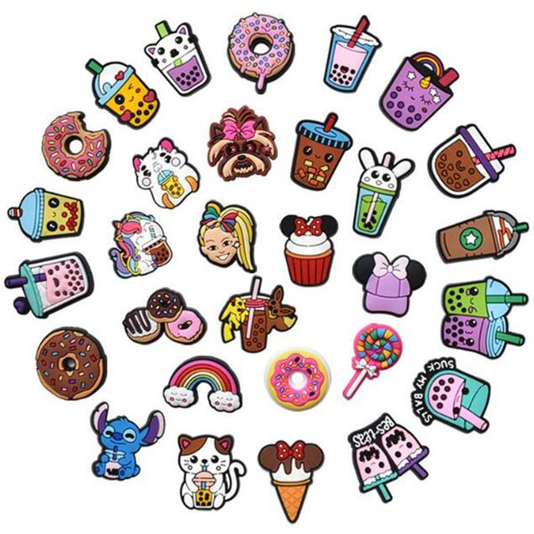 milk tea seris shoe flower cartoon hole croc charms buckle pvc clog bracelet decoration wristband button pin gift, White;pink
milk tea seris shoe flower cartoon hole croc charms buckle pvc clog bracelet decoration wristband button pin gift, White;pink