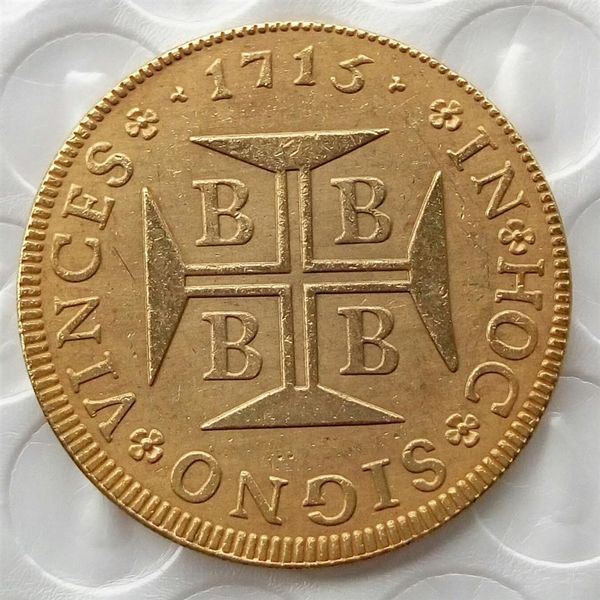brazil rare 4000 reis 1715 copy coins brass craft ornaments replica coins home decoration accessories2434
brazil rare 4000 reis 1715 copy coins brass craft ornaments replica coins home decoration accessories2434