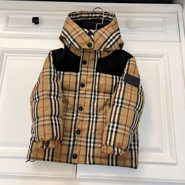 down coat baby clothes jacket designer kid clothe kids coats with badge hooded 2022 stripe thick warm outwear girl boy girls classic check k, Blue;gray
down coat baby clothes jacket designer kid clothe kids coats with badge hooded 2022 stripe thick warm outwear girl boy girls classic check k, Blue;gray