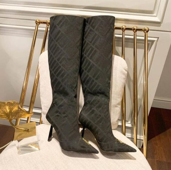 2022 fendace denim patchwork ff jacquard boots designer luxury women high heel boot fashion pointed zipper ankle knee booties, Black
2022 fendace denim patchwork ff jacquard boots designer luxury women high heel boot fashion pointed zipper ankle knee booties, Black