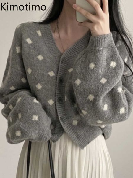 women's sweaters kimotimo dot cropped vest women early autumn vhals sweater jacket korean chic temperament long sleeves knitted ins j2, White;black
women's sweaters kimotimo dot cropped vest women early autumn vhals sweater jacket korean chic temperament long sleeves knitted ins j2, White;black