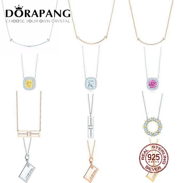 dorapang 100% 925 sterling silver glamour geometric zircon pendant necklace smile face clavicle original authentic women jewelry287h
dorapang 100% 925 sterling silver glamour geometric zircon pendant necklace smile face clavicle original authentic women jewelry287h