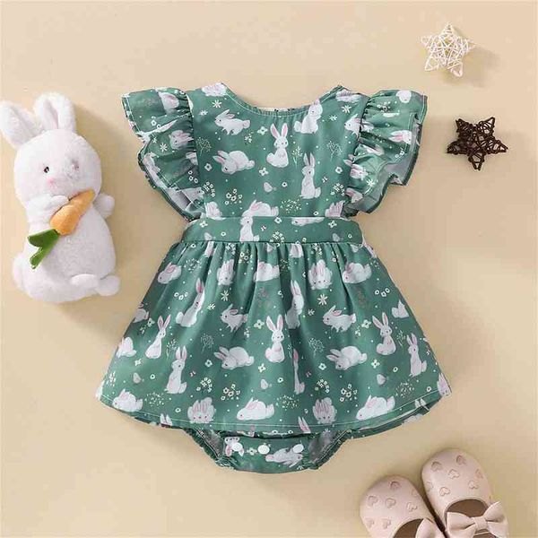 rompers newborn baby girls romper playsuit cute rabbit print fly sleeves baby jumpsuit newborn summer clothes j220922, Blue
rompers newborn baby girls romper playsuit cute rabbit print fly sleeves baby jumpsuit newborn summer clothes j220922, Blue