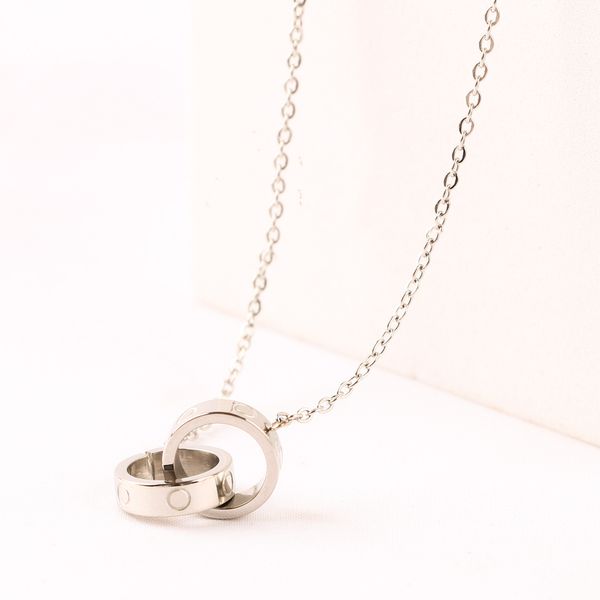 designer luxury love diamond necklace fashion necklace pendants jewelry for woman plated gold silver double ring connect hoop charms valenti
designer luxury love diamond necklace fashion necklace pendants jewelry for woman plated gold silver double ring connect hoop charms valenti