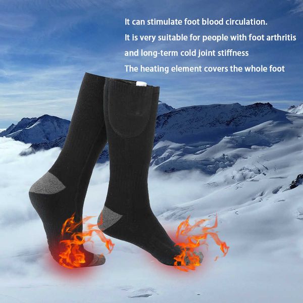 men's socks winter sports rechargeable electric heated 7.4v 2200mah battery powered thermal for camping riding hiking y2209, Black
men's socks winter sports rechargeable electric heated 7.4v 2200mah battery powered thermal for camping riding hiking y2209, Black