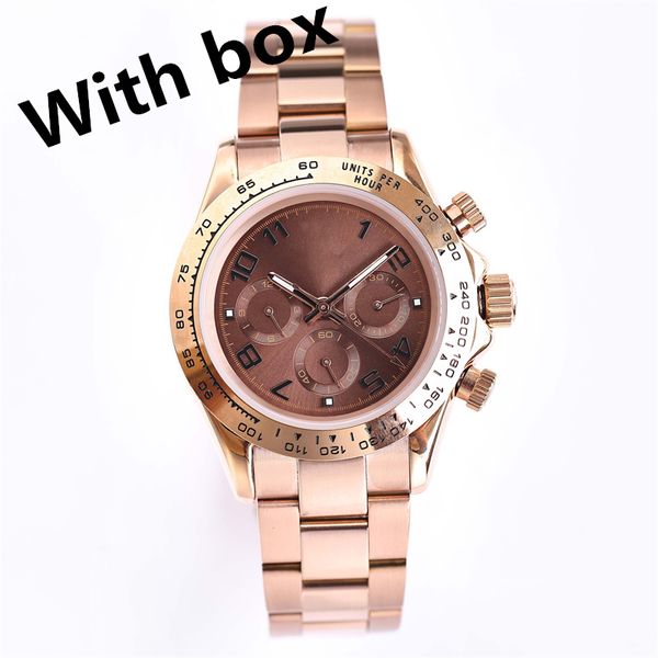 fashion luxury gold designer watch for mens 40mm multi dial 2813 automatic movement watches water resistant sapphire rubber steel strap spor, Slivery;brown
fashion luxury gold designer watch for mens 40mm multi dial 2813 automatic movement watches water resistant sapphire rubber steel strap spor, Slivery;brown