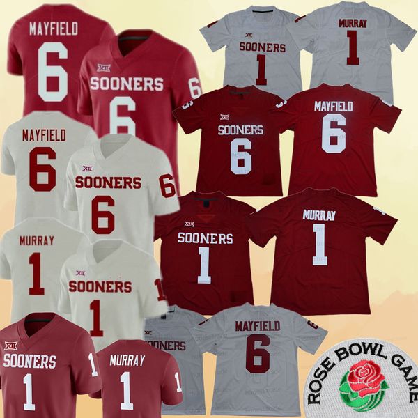 ncaa 6 baker mayfield football jersey 1 kyler murray oklahoma sooners white red mens college jerseys, Black
ncaa 6 baker mayfield football jersey 1 kyler murray oklahoma sooners white red mens college jerseys, Black