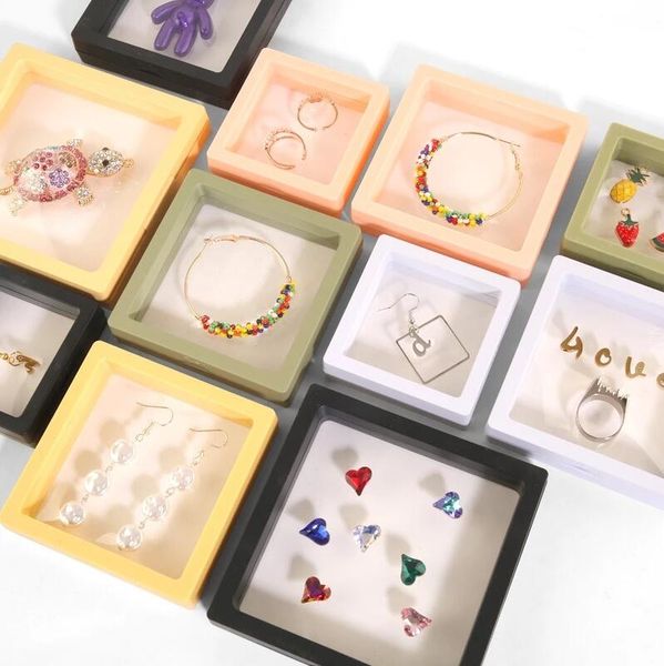 pe film jewelry storage box 3d transparent floating ring case earring necklace display holder dustproof exhibition ornament cases, Black;white
pe film jewelry storage box 3d transparent floating ring case earring necklace display holder dustproof exhibition ornament cases, Black;white
