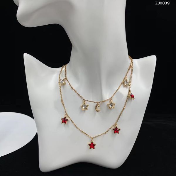 new pendant necklaces classic fashion light luxury brand designer letters little star simple style wedding party couple gift jewelry with bo, Silver
new pendant necklaces classic fashion light luxury brand designer letters little star simple style wedding party couple gift jewelry with bo, Silver