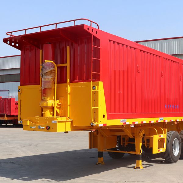 flat rear dump semi-trailer full trailer box type bin grid container transport semi-trailer
flat rear dump semi-trailer full trailer box type bin grid container transport semi-trailer