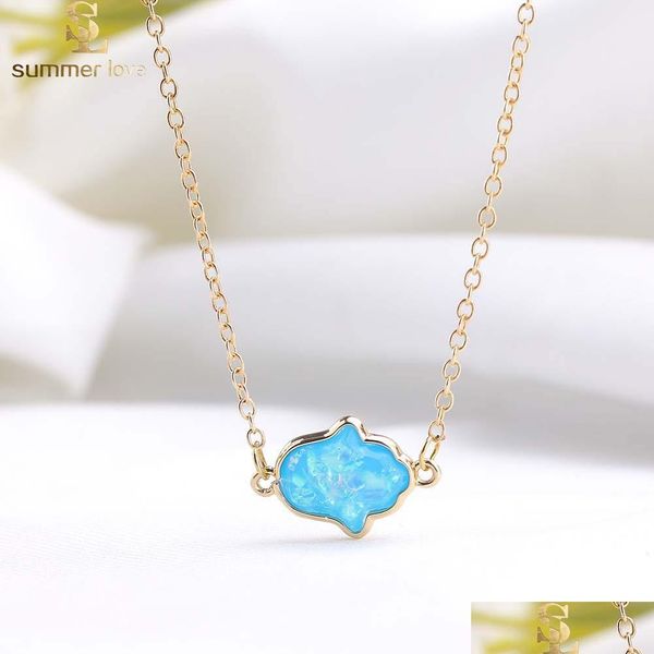 pendant necklaces fashion opal hamsa hand pendant necklace for women nature resin jewelry gift drop delivery 2021 necklaces pendants v dhk18, Silver
pendant necklaces fashion opal hamsa hand pendant necklace for women nature resin jewelry gift drop delivery 2021 necklaces pendants v dhk18, Silver