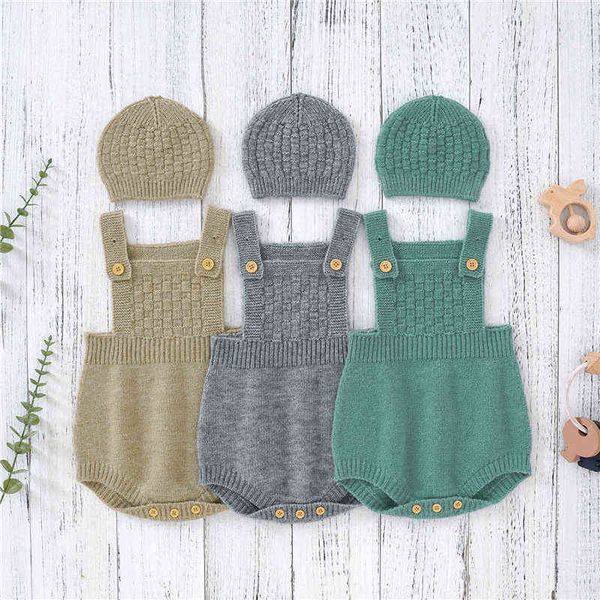 rompers baby girls boys knitted romper baby solid color sleeveless sweater straps jumpsuits autumn winter coveralls with hat j220922, Blue
rompers baby girls boys knitted romper baby solid color sleeveless sweater straps jumpsuits autumn winter coveralls with hat j220922, Blue
