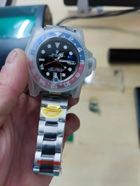 with original box new style mens red blue bezel automatic watch men's calendar full steel gmt batman watches men sapphire 116719 busine, Slivery;brown
with original box new style mens red blue bezel automatic watch men's calendar full steel gmt batman watches men sapphire 116719 busine, Slivery;brown