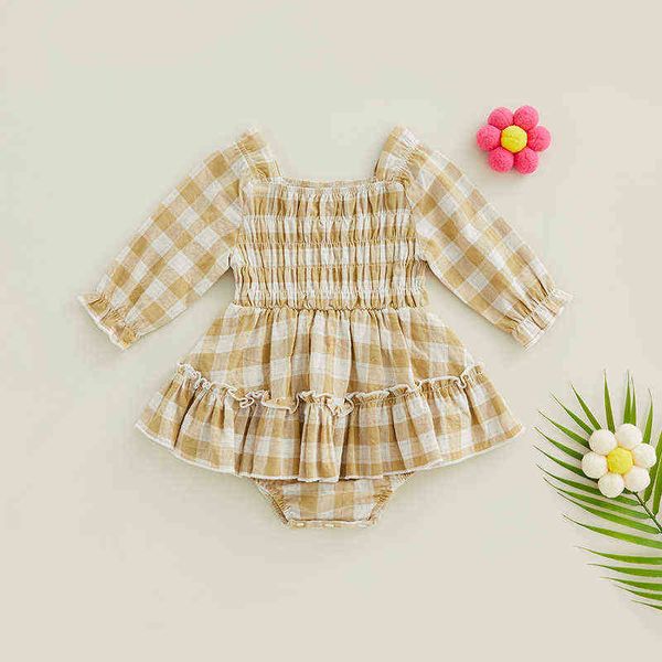 rompers baby girls autumn elastic jumpsuit outfit plaid ruffle ruffles casual long sleeve rompers dress baby clothes j220922, Blue
rompers baby girls autumn elastic jumpsuit outfit plaid ruffle ruffles casual long sleeve rompers dress baby clothes j220922, Blue