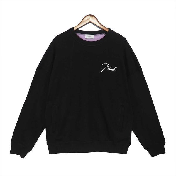 designer hoodie rhudes warm hooded hoodies sweater suit mens womens new autumn and winter non loose couple versatile fashion pullover, Black
designer hoodie rhudes warm hooded hoodies sweater suit mens womens new autumn and winter non loose couple versatile fashion pullover, Black