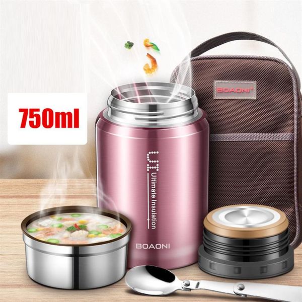 boaoni 750ml thermos food jar vacuum insulated stainless steel thermal kitchen lunch box keep heat containers with folding spoon t300z
boaoni 750ml thermos food jar vacuum insulated stainless steel thermal kitchen lunch box keep heat containers with folding spoon t300z