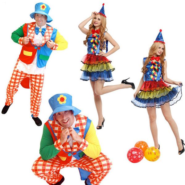 mens and womens clown dress up props costume cosplay halloween party clothes clown, Black
mens and womens clown dress up props costume cosplay halloween party clothes clown, Black