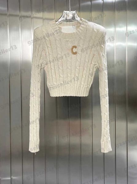sweaters women designer classic chest leather logo badge womens sweater fashion 3d twist weave pattern sweater 0912, White;black
sweaters women designer classic chest leather logo badge womens sweater fashion 3d twist weave pattern sweater 0912, White;black