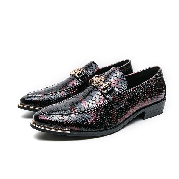 snakeskin pattern loafers metal button designer casual shoes dress shoes men leather british pointed toe classic comfortable daily large siz, Black
snakeskin pattern loafers metal button designer casual shoes dress shoes men leather british pointed toe classic comfortable daily large siz, Black