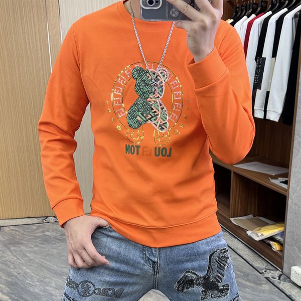 men's bear trend sweatershirts hoodies plush thickened pullover winter round neck long sleeve t-shirt bottoming shirt man clothing m-5x, Black
men's bear trend sweatershirts hoodies plush thickened pullover winter round neck long sleeve t-shirt bottoming shirt man clothing m-5x, Black