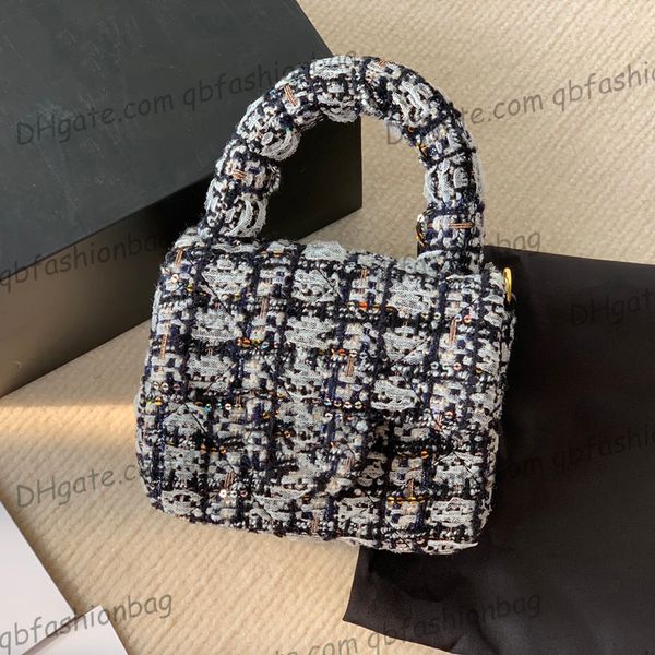 french womens mini tweed black bags with sequins vanity handle tote purse outdoor sacoche cosmetic case classic flap luxury designer handbag
french womens mini tweed black bags with sequins vanity handle tote purse outdoor sacoche cosmetic case classic flap luxury designer handbag