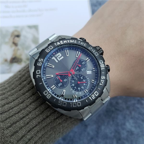 44mm men's stainless steel chronograph racing sports quartz watch good quality japan vk movement battery clock no need clockwork all su, Slivery;brown
44mm men's stainless steel chronograph racing sports quartz watch good quality japan vk movement battery clock no need clockwork all su, Slivery;brown